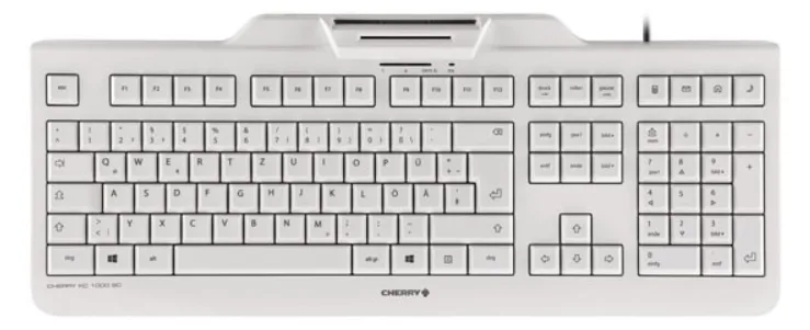 Cherry KC 1000 SC - Tastatur - USB - TL: Schweiz, QWERTZ, Ansicht 2