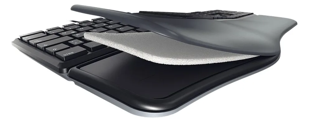 Cherry KC 4500 ERGO - Tastatur - USB - TL: Deutsch, QWERTZ, Ansicht 4