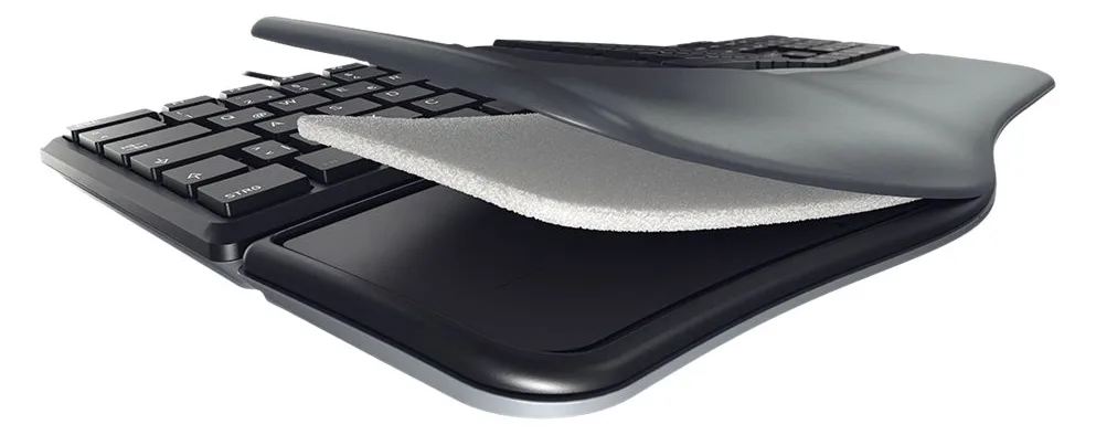 Cherry KC 4500 ERGO - Tastatur - USB - TL: Schweiz, QWERTZ, Ansicht 4