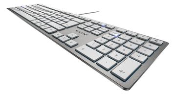 Cherry KC 6000 SLIM - Tastatur - USB - TL: Belgisch, AZERTY von LumaTech