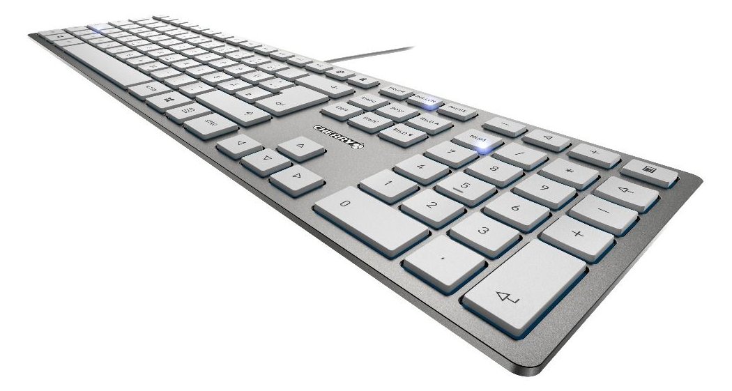 Cherry KC 6000 SLIM - Tastatur - USB - TL: Belgisch, AZERTY
