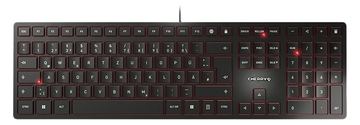 Cherry KC 6000 SLIM - Tastatur - USB - TL: Deutsch, QWERTZ - Schwarz von LumaTech