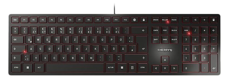 Cherry KC 6000 SLIM - Tastatur - USB - TL: Deutsch, QWERTZ