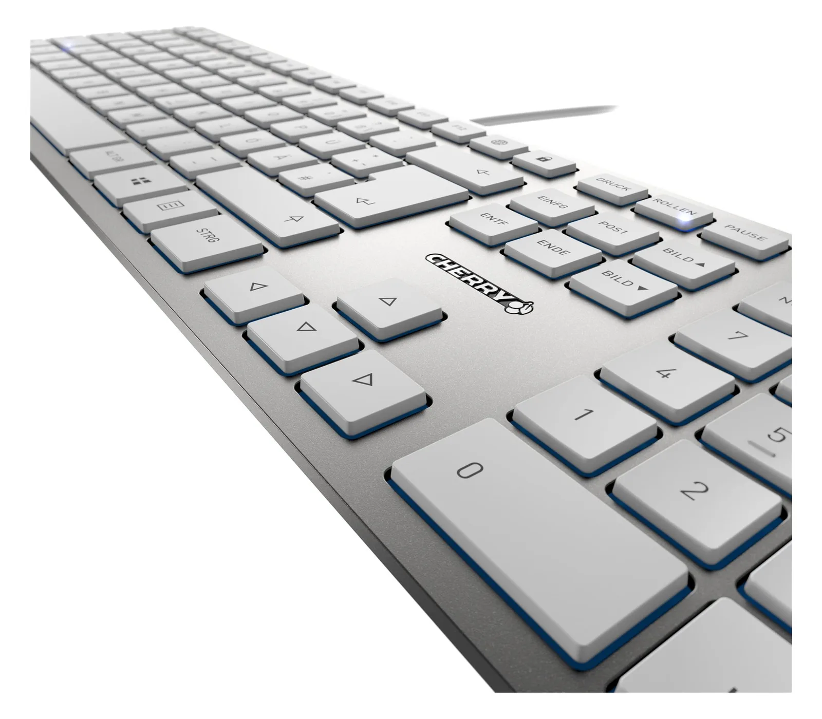 Cherry KC 6000 SLIM - Tastatur - USB - TL: Nordisch, QWERTY, Ansicht 2