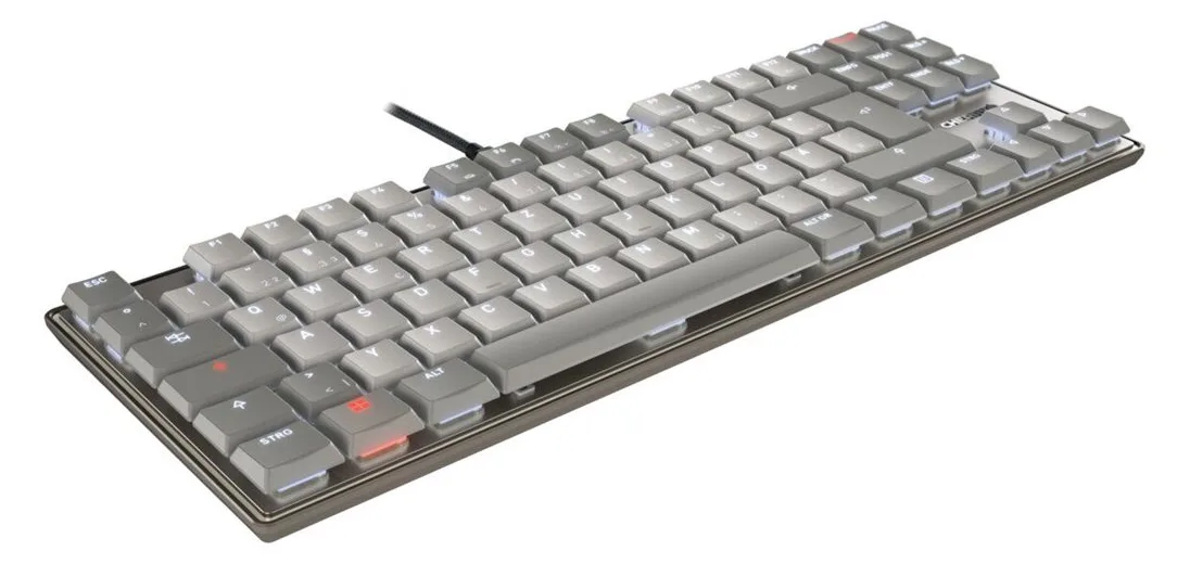 Cherry Keyboard KC 500 MX LP TKL - grau - Tastatur - TL: Deutsch, QWERTZ, Ansicht 3
