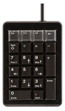 Cherry Keypad G84-4700 - Tastenfeld - USB - TL: Deutsch, QWERTZ - Schwarz von LumaTech