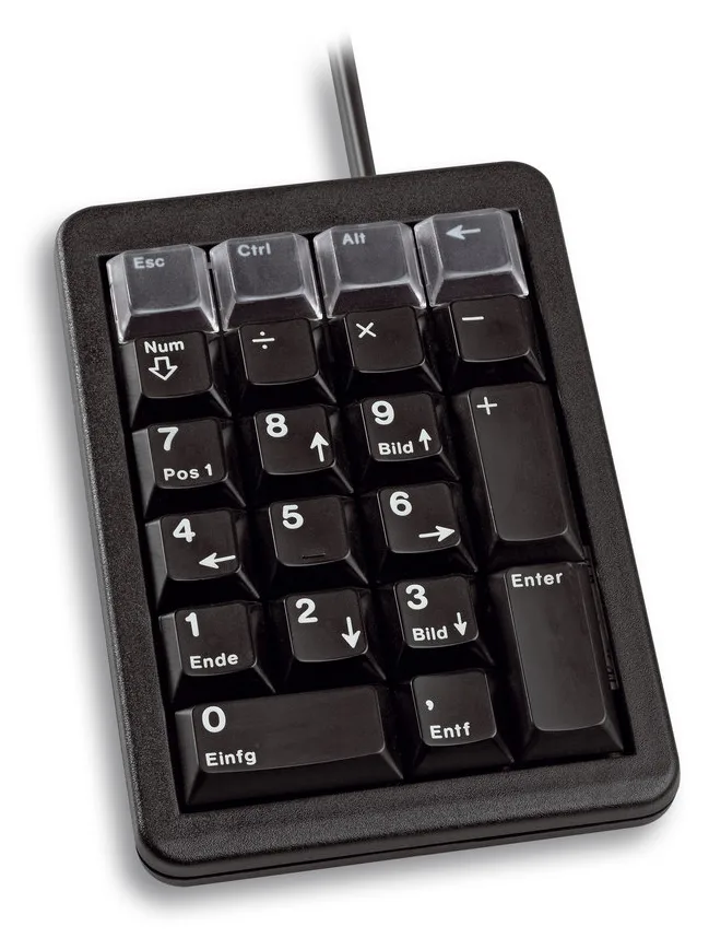 Cherry Keypad G84-4700 - Tastenfeld - USB - TL: Deutsch, QWERTZ - Schwarz, Ansicht 2