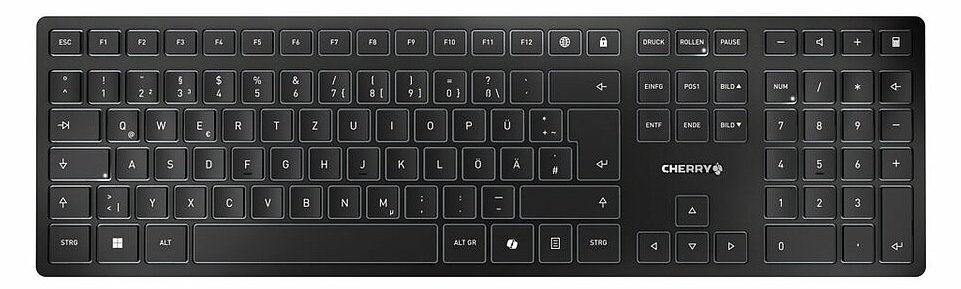Cherry KW 9100 SLIM - Tastatur - 100% - full size - TL: Portugiesisch, QWERTY