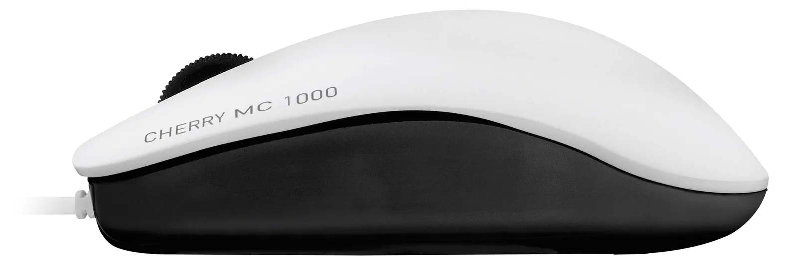 Cherry MC 1000 - Maus - rechts- und linkshändig - optisch - 3 Tasten - kabelgebunden - USB - weiß (Oberteil), Ansicht 3