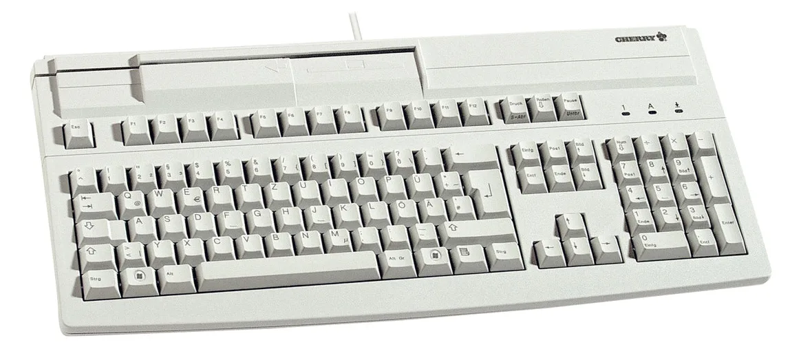 Cherry MultiBoard V2 G80-8000 - Tastatur - USB - TL: Deutsch, QWERTZ - Grau, Ansicht 3