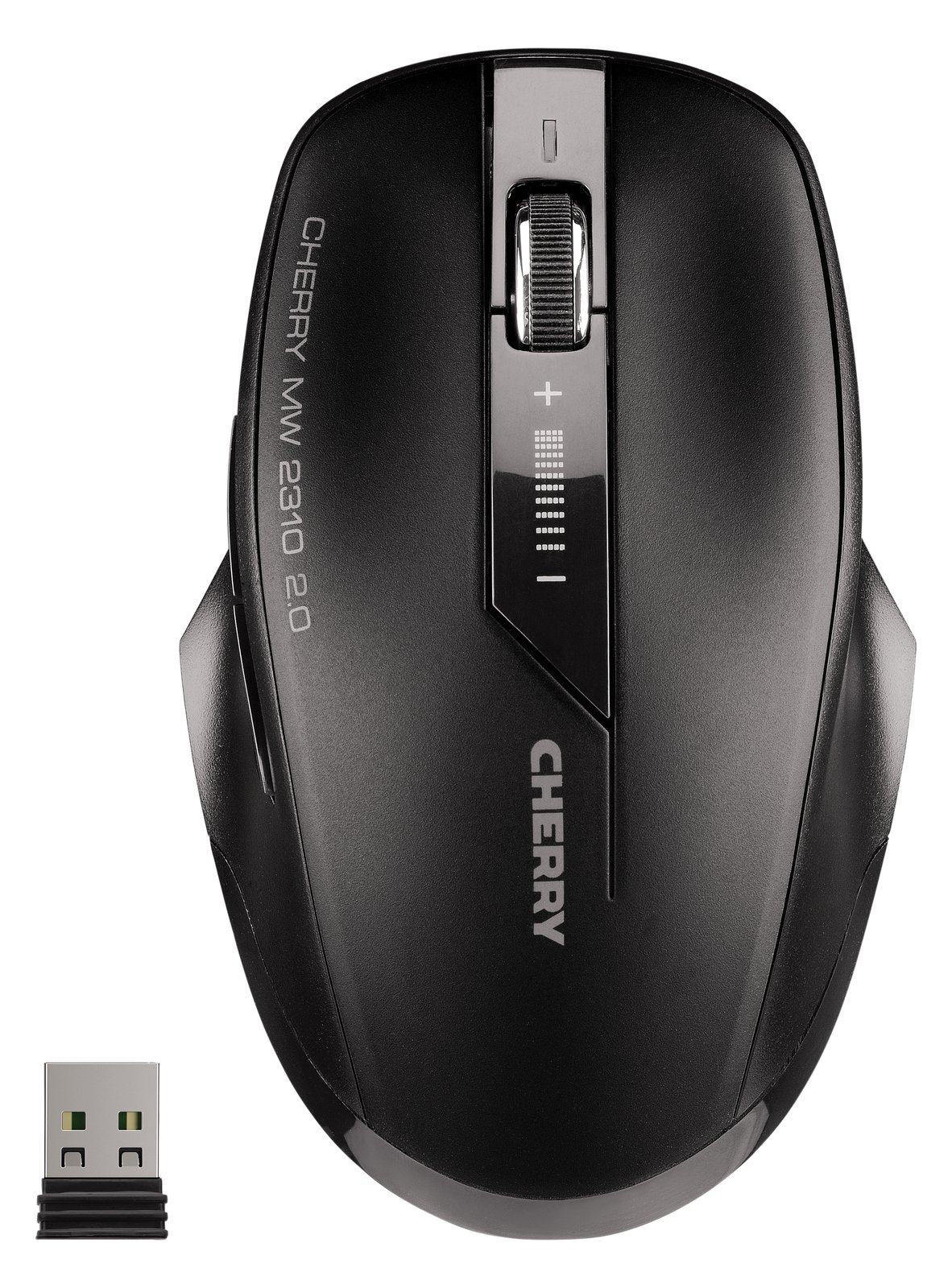 Cherry MW 2310 2.0 - Maus - rechts- und linkshändig - optisch - 6 Tasten - kabellos - RF, 2.4 GHz