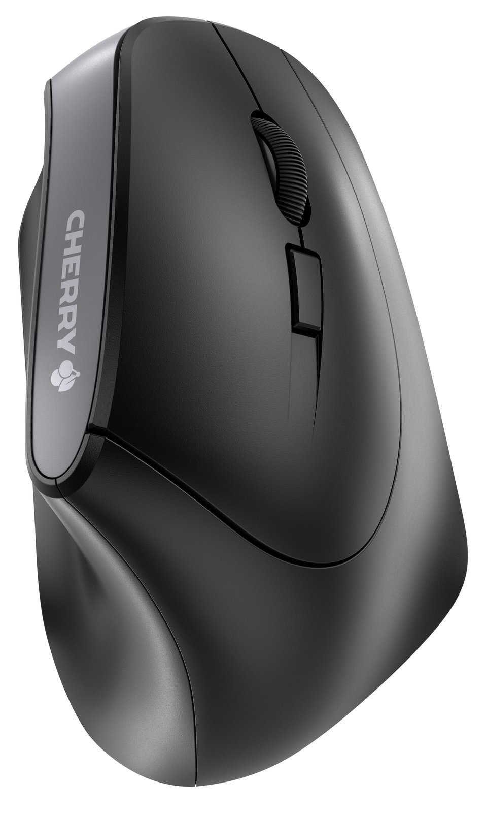 Cherry MW 4500 - Vertikale Maus - ergonomisch - Für Rechtshänder - optisch - 6 Tasten - kabellos - 2.4 GHz