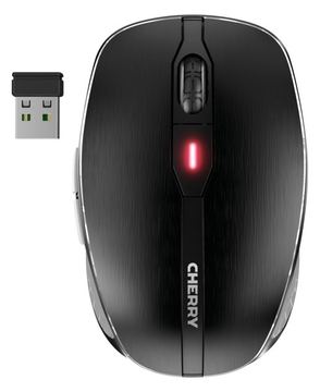 Cherry MW 8C Advanced - Maus - ergonomisch - optisch - 6 Tasten - kabellos - 2.4 GHz, Bluetooth 4.0 von LumaTech