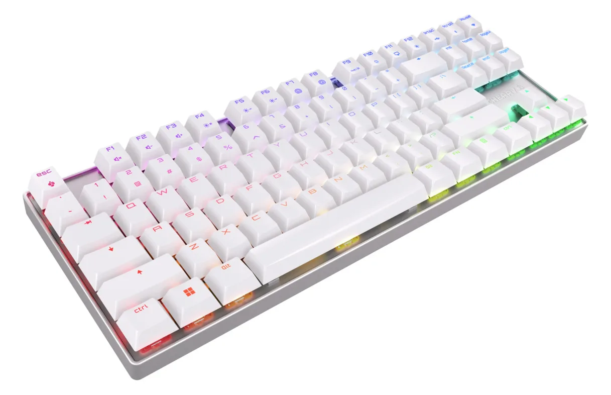 Cherry MX 8.2 - Tastatur - 80% - TKL - Hintergrundbeleuchtung - TL: Deutsch, QWERTZ, Ansicht 2