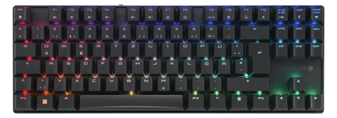 Cherry MX 8.2 - Tastatur - 80% - TKL - Hintergrundbeleuchtung - TL: Deutsch, QWERTZ