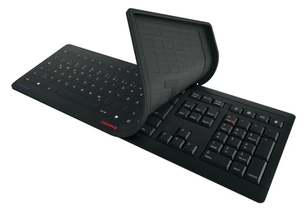 Cherry STREAM - Tastatur - USB Tastenschalter: CHERRY SX - TL: Deutsch, QWERTZ - schwarz, Ansicht 5
