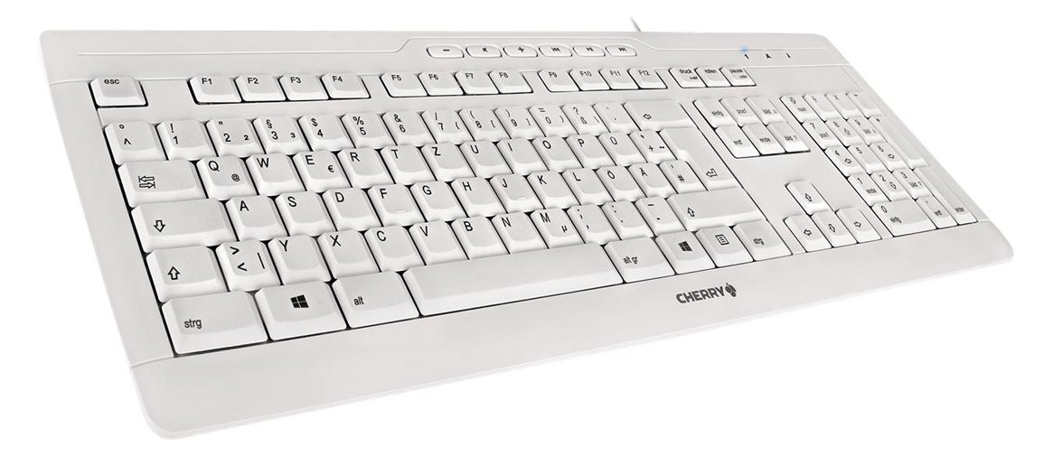 Cherry STREAM 3.0 - Tastatur - USB - TL: Schweiz, QWERTZ
