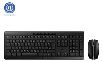 Cherry STREAM DESKTOP - Tastatur-und-Maus-Set - TL: Deutsch, QWERTZ - schwarz von LumaTech