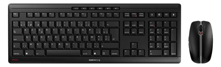 Cherry STREAM DESKTOP RECHARGE - Tastatur-und-Maus-Set - TL: Belgisch, AZERTY