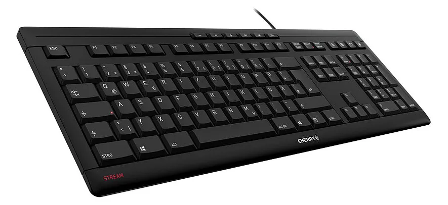 Cherry STREAM KEYBOARD - Tastatur - 100% - full size - TL: Portugiesisch, QWERTY, Ansicht 4