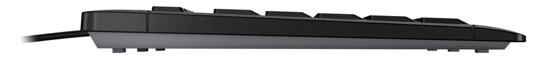 Cherry STREAM KEYBOARD - Tastatur - USB - TL: EU, QWERTY - schwarz, Ansicht 2