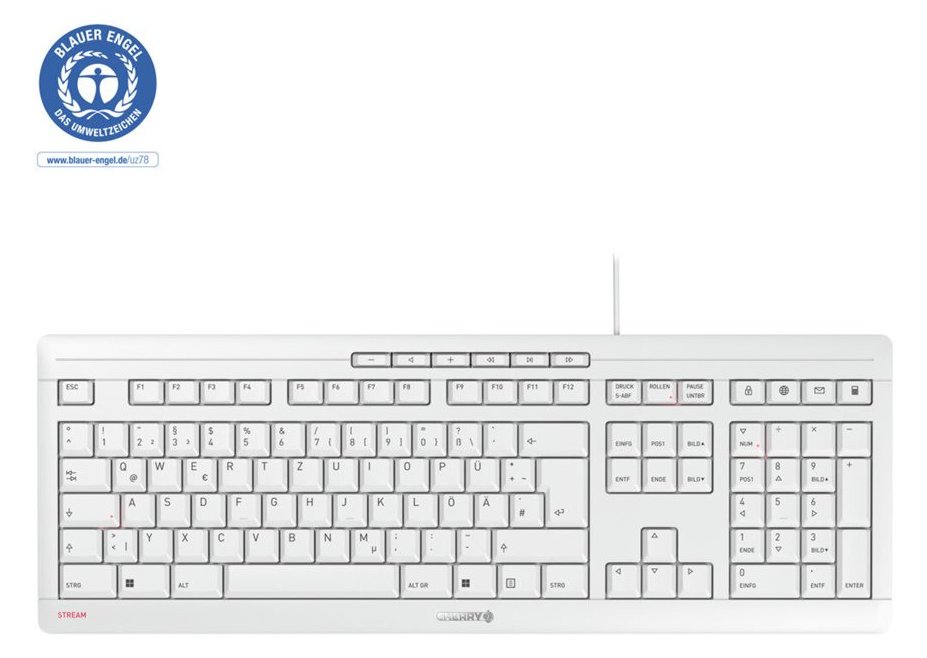 Cherry STREAM KEYBOARD - TL: Ungarisch, QWERTZ