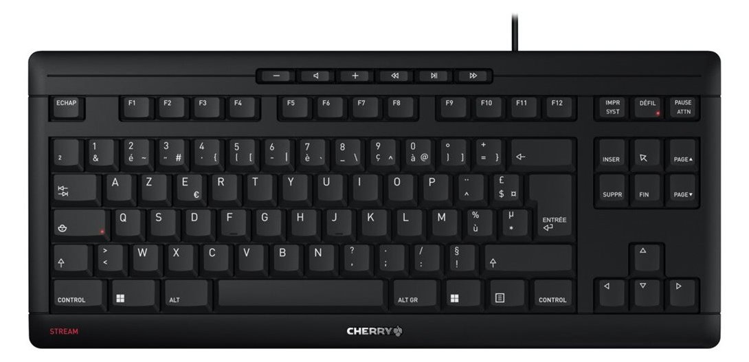 Cherry STREAM KEYBOARD TKL - Tastatur - USB - TL: Französisch, AZERTY