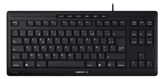 Cherry STREAM KEYBOARD TKL - Tastatur - USB - TL: Französisch, AZERTY, Ansicht 4
