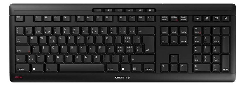 Cherry STREAM KEYBOARD WIRELESS - Tastatur - kabellos - TL: Schweiz, QWERTZ