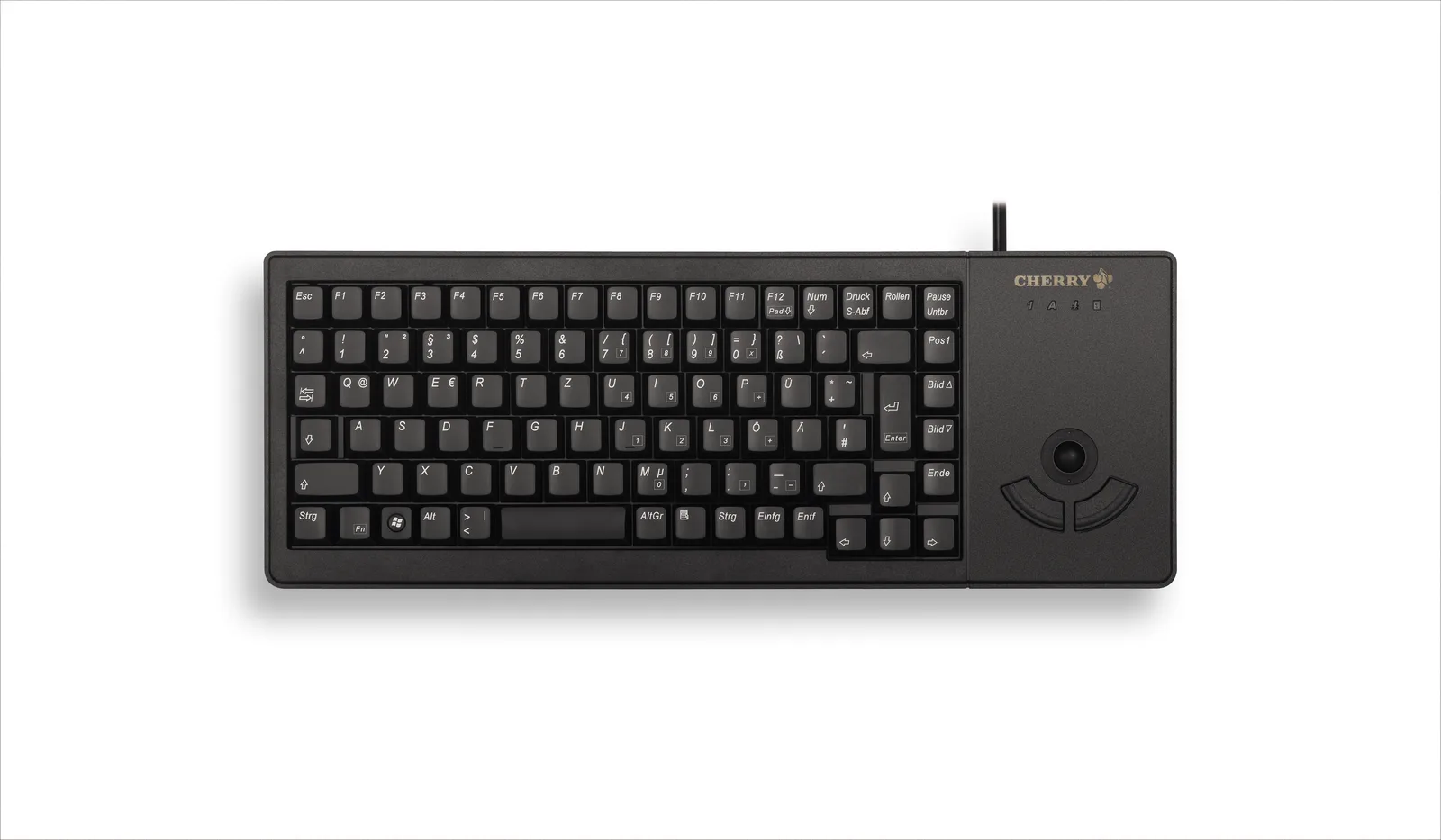 Cherry XS G84-5400 - Tastatur - USB - TL: Deutsch, QWERTZ - Schwarz, Ansicht 4