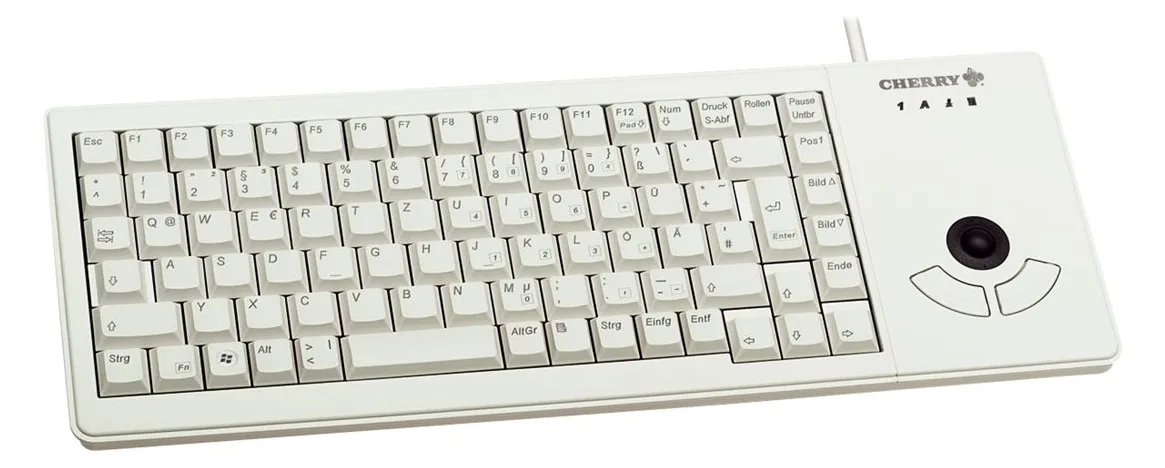 Cherry XS G84-5400 - Tastatur - USB - TL: Deutsch, QWERTZ - Grau, Ansicht 3