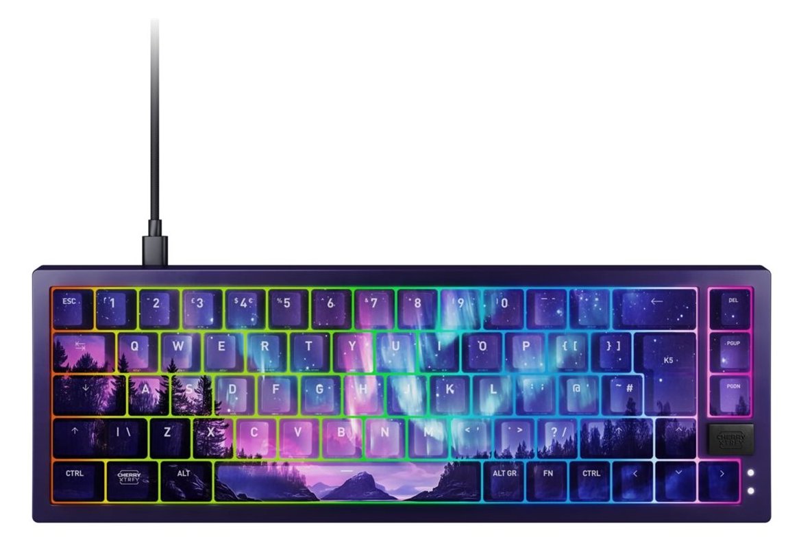 Cherry XTRFY K5V2 - Tastatur - 65% - compact - TL: Deutsch, QWERTZ