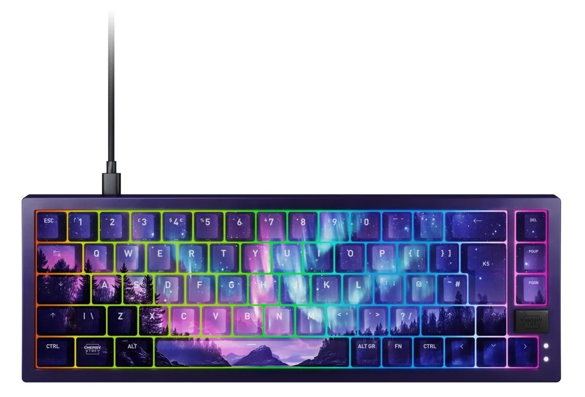 Cherry XTRFY K5V2 - Tastatur - 65% - compact - TL: Deutsch, QWERTZ, Ansicht 3