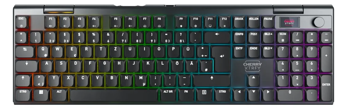 Cherry XTRFY MX 10.1 Wireless, Schwarz - Mechanisches Low-Profile Gaming-Keyboard - TL: Deutsch, QWERTZ, Ansicht 4