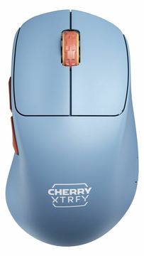 Cherry Xtrfy M64 - Maus - ergonomisch - optisch - 5 Tasten - kabellos - blau von LumaTech
