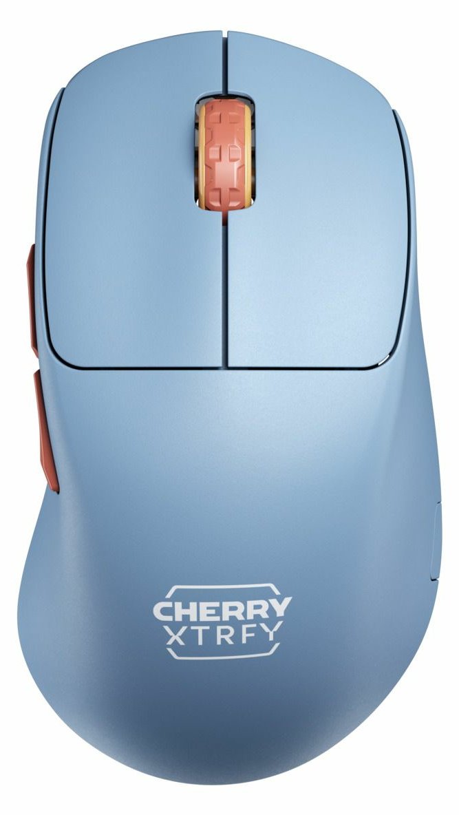 Cherry Xtrfy M64 - Maus - ergonomisch - optisch - 5 Tasten - kabellos - blau von LumaTech