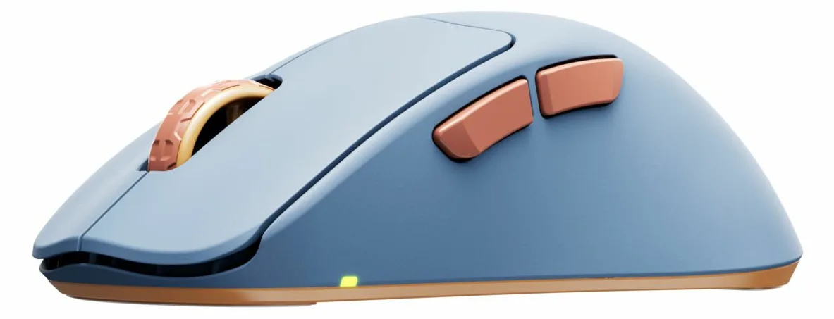 Cherry Xtrfy M64 - Maus - ergonomisch - optisch - 5 Tasten - kabellos - blau, Ansicht 4