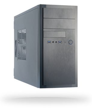 Chieftec Elox Series HT-01B - Tower - micro ATX 350 Watt (ATX12V 2.3/ PS/2) von LumaTech