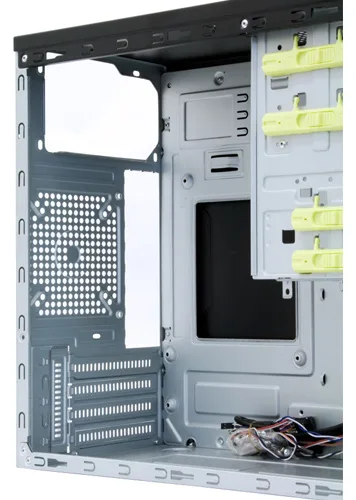 Chieftec Elox Series HT-01B - Tower - micro ATX 350 Watt (ATX12V 2.3/ PS/2), Ansicht 4