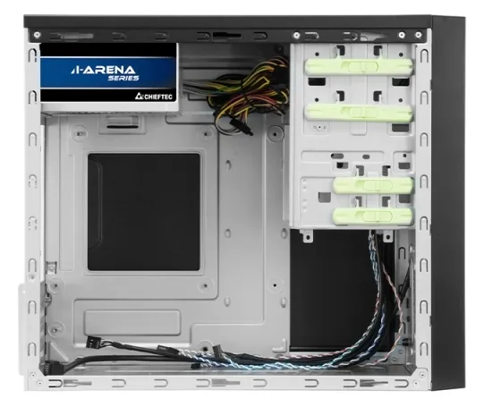 Chieftec Mesh Series CT-01B - Tower - micro ATX 350 Watt (ATX12V 2.3/ PS/2), Ansicht 2