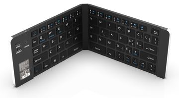 Cian Technology GmbH Inca IBK-579BT - Kabellos - Bluetooth - Metallisch - Silber - TL: Deutsch, QWERTZ von LumaTech