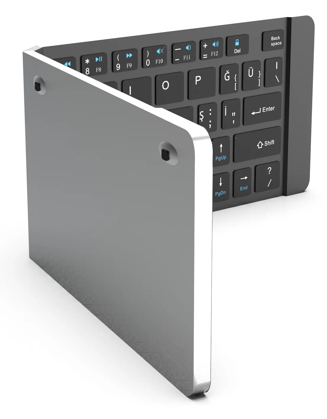 Cian Technology GmbH Inca IBK-579BT - Kabellos - Bluetooth - Metallisch - Silber - TL: Deutsch, QWERTZ, Ansicht 4