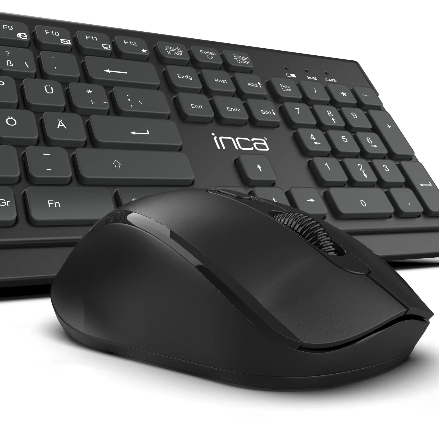 Cian Technology GmbH Inca IWS-519 - Volle Größe (100%) - Kabellos - RF Wireless - Schwarz - Maus enthalten, Ansicht 4