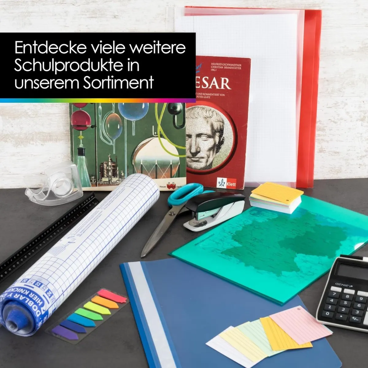 OfficeTree 25x Hefthüllen A4 Bunt - Heftumschläge A4 Bunt - Umschläge Heft - Heftschoner - Heftumschlag - Hefthülle - Umschläge für Schulhefte - Dokumentenecht — Bild 7