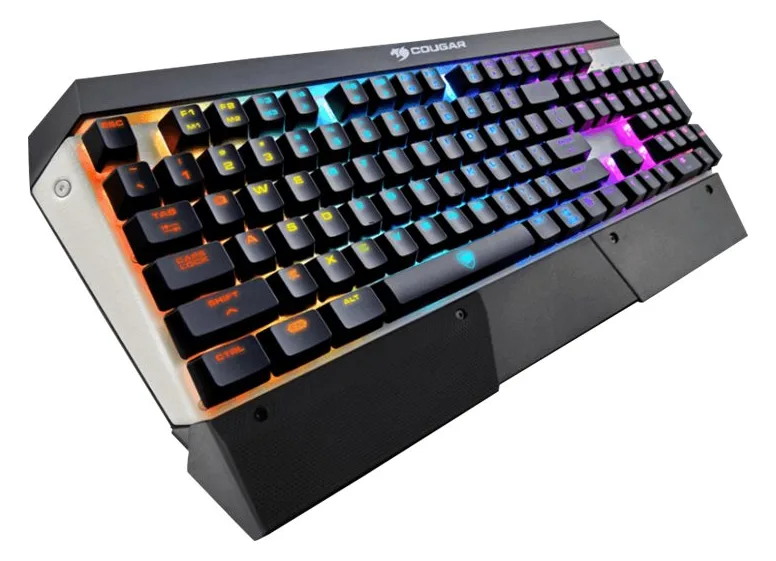 Compucase Cougar Attack X3 RGB - Tastatur - hintergrundbeleuchtet - TL: Deutsch, QWERTZ, Ansicht 3