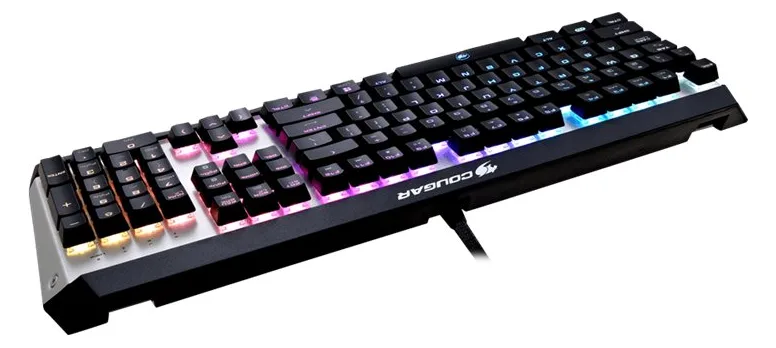 Compucase Cougar Attack X3 RGB - Tastatur - hintergrundbeleuchtet - TL: Deutsch, QWERTZ, Ansicht 5