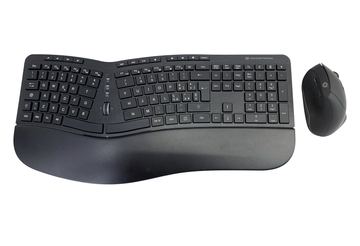 Conceptronic - Volle Größe (100%) - Kabellos - RF Wireless - Schwarz - Maus enthalten - TL: Italienisch, QWERTY von LumaTech