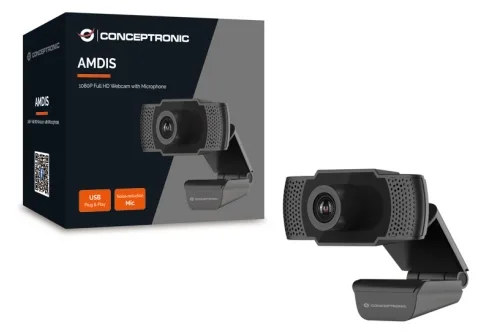 Conceptronic AMDIS01B - Webcam - Farbe - 2 MP - H.264, M-JPEG, YUV, Ansicht 2