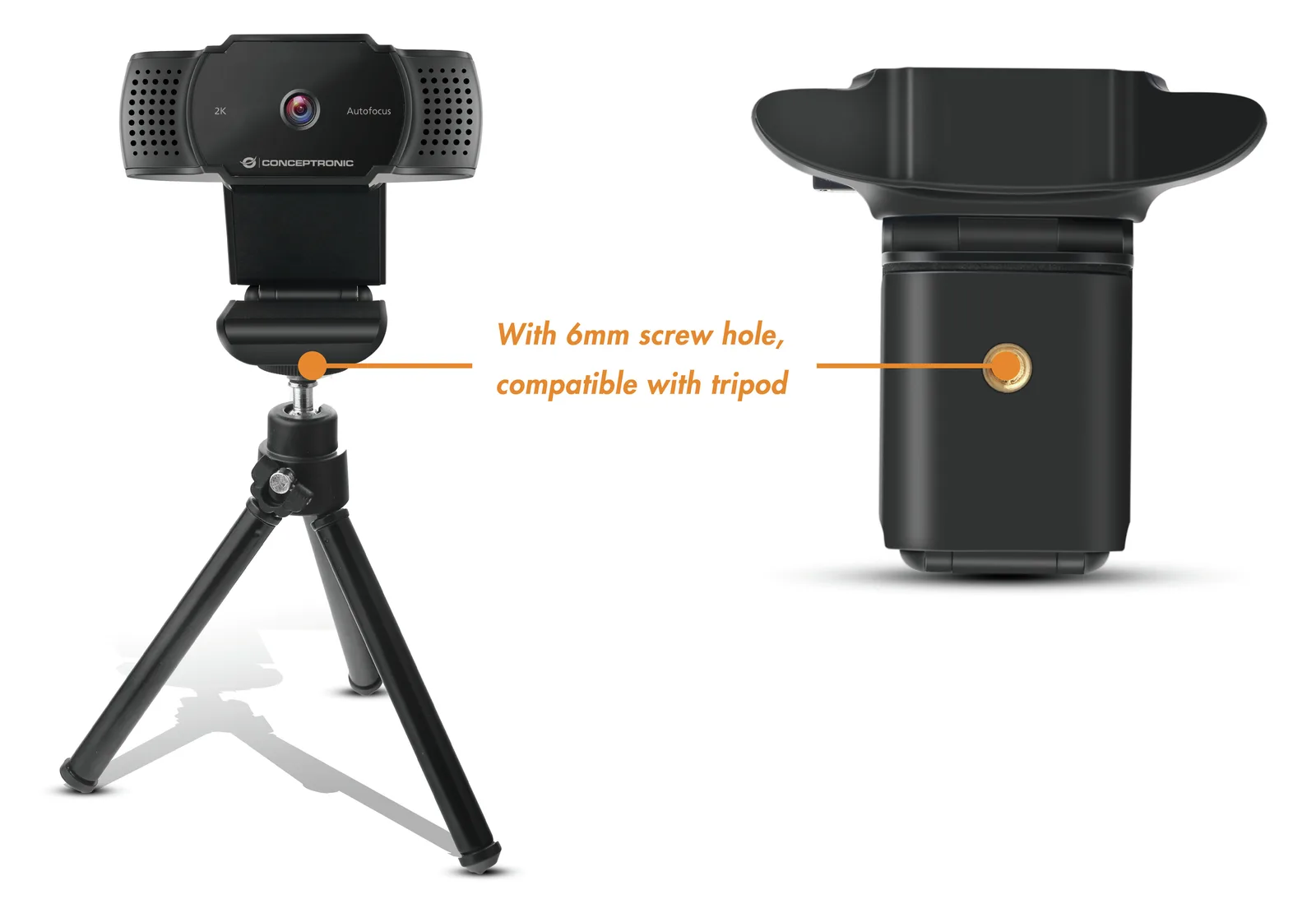 Conceptronic AMDIS02B - Webcam - Farbe - 5 MP, Ansicht 2