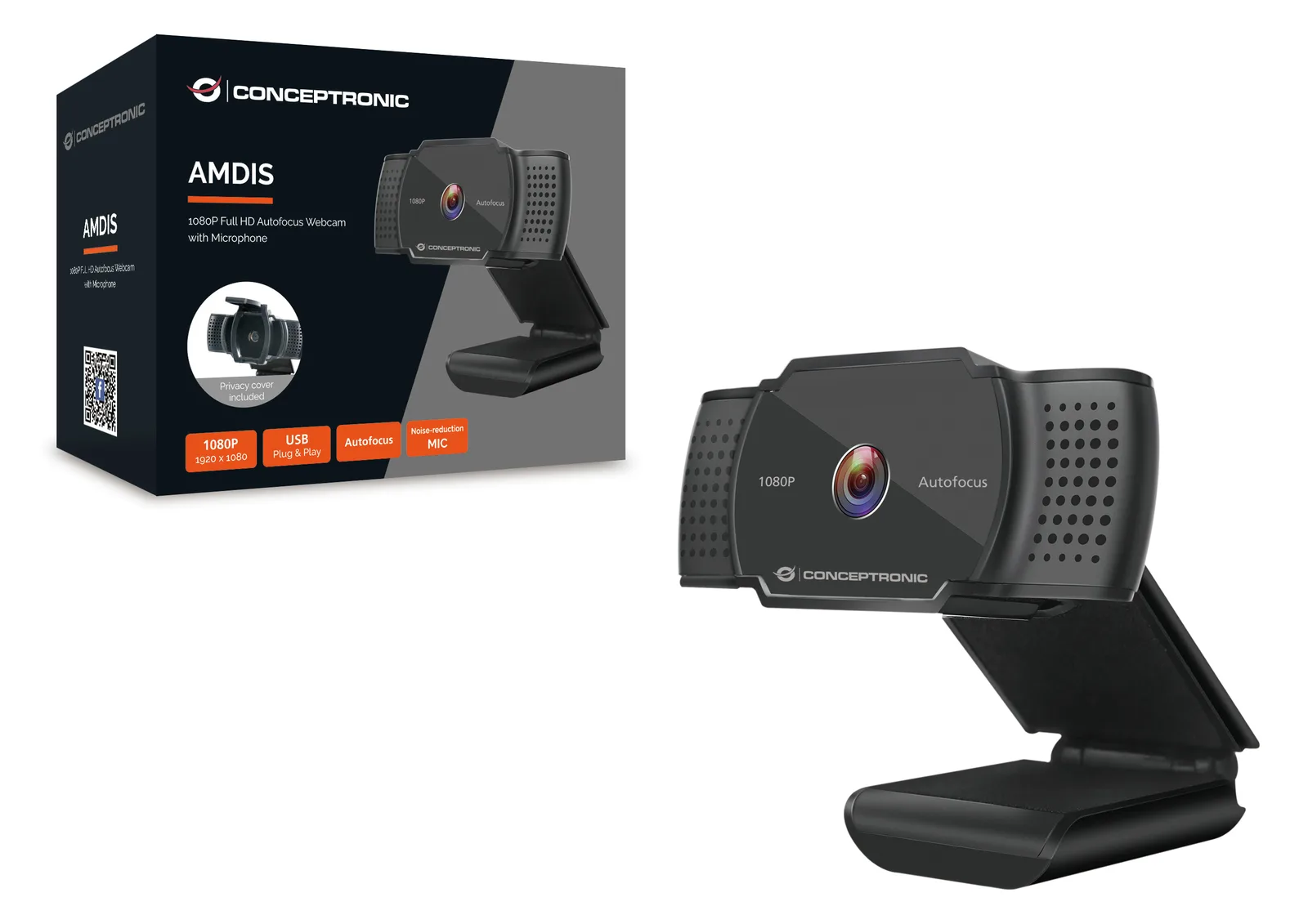 Conceptronic AMDIS06B - 1920 x 1080 Pixel - Full HD - 30 fps - M-JPEG - YUY2 - 5 V - USB 2.0, Ansicht 4